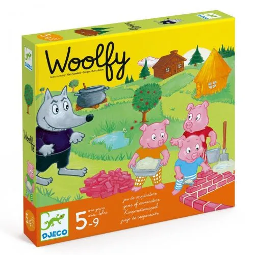 Djeco Wolf und die drei kleinen Schweinchen Brettspiel