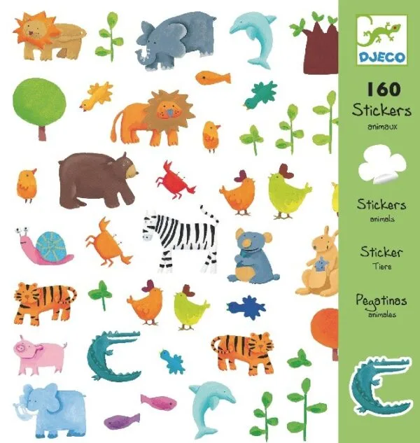 Adesivi animali Djeco