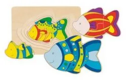 Goki Fish Level Puzzle, 11 Teile