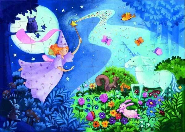Djeco slagalica Princeza i jednorog, 36 dijelova