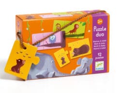 Djeco Puppies and Mummy Duo Puzzle 12 x 2 pieces