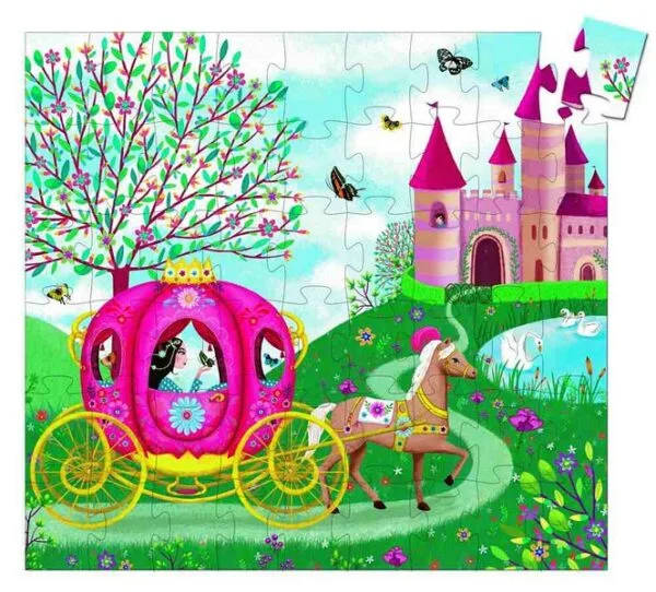 Djeco Puzzle Eliza's Kutsche, 54 Teile