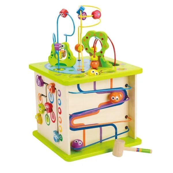 Hape didaktična kocka Dežela 