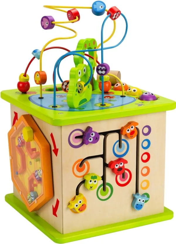 Hape didaktična kocka Dežela 
