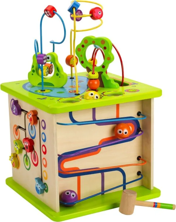 Hape didaktična kocka Dežela 