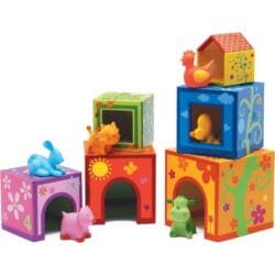 Djeco Cubes and small animals 6+6 