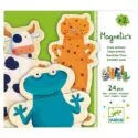 Djeco Magneti animali divertenti 24 pezzi