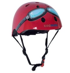 Casco per bambini Kiddimoto S 48-53 cm Red Goggle