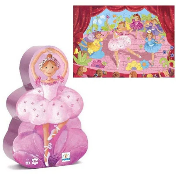Djeco Ballerina mit Blumen 36 Stück