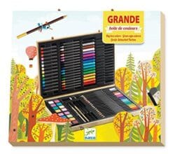 Djeco large paint set in suitcase