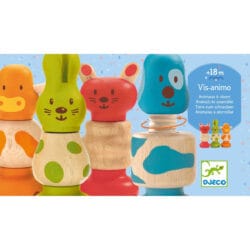 Djeco screws animals and colours