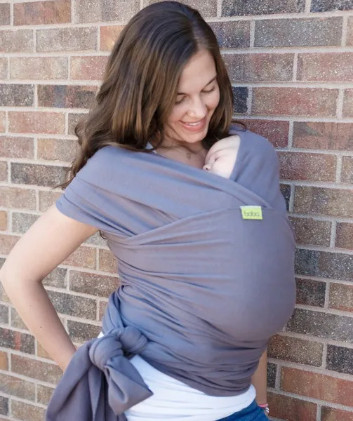 Boba WRAP ORGANIC fascia elastica Grigio scuro