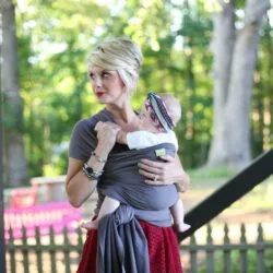 Boba WRAP ORGANIC fascia elastica Grigio scuro
