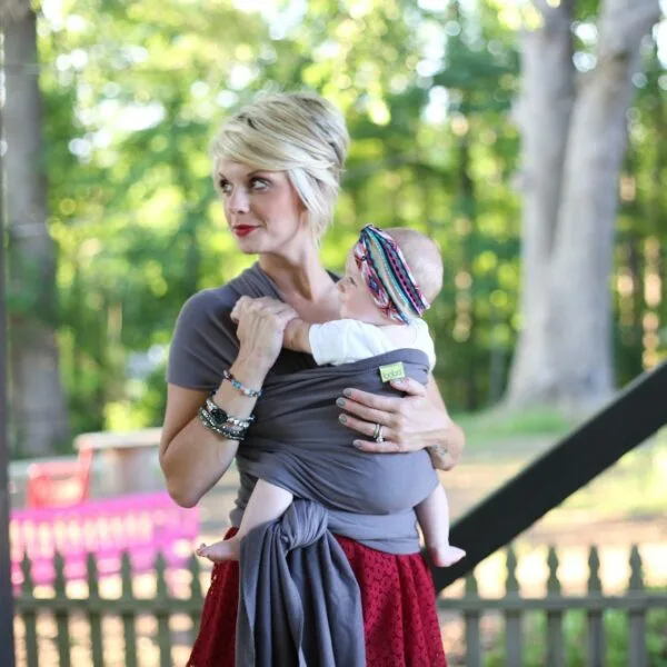 Boba WRAP ORGANIC fascia elastica Grigio scuro