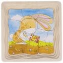 Goki Bunny 53 Piece Level Puzzle
