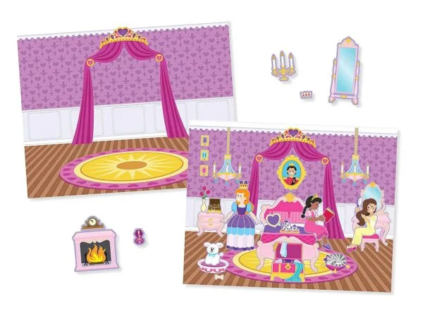M&D Prinzessin Schloss Aufkleberblock