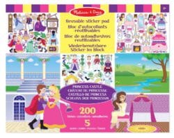 M&D Princess Castle sticker pad