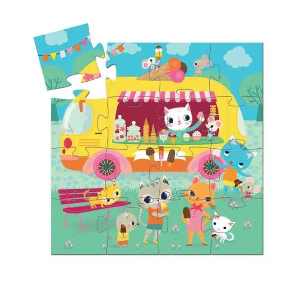 Djeco Eiscreme Puzzle 16 Teile