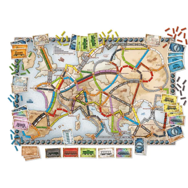 ČL družabna igra Ticket to ride Evropa (slo/hr/srb)