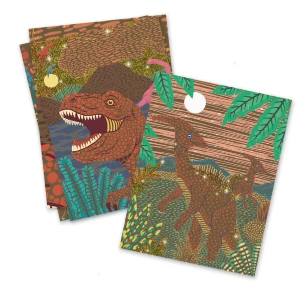 Djeco Dinosauri tiragraffi 