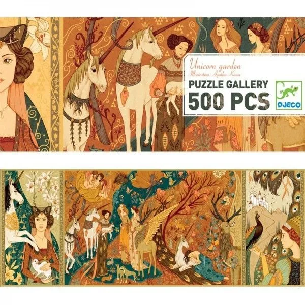 Djeco Ragazza e unicorno puzzle 500 pezzi