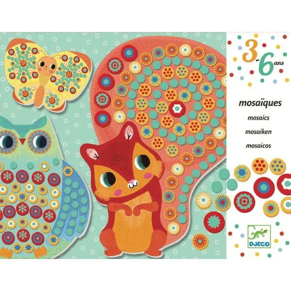 Djeco Tier Mosaik Kreativ Set