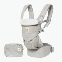 Ergobaby nosilka OMNI 360 biserno siva