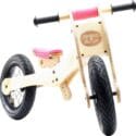 Trybike drvena guralica 4u1 roza