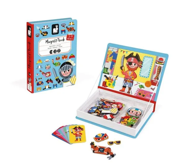  Janod Magnetisches Buch Jungenkleidung