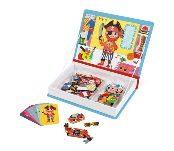  Janod Magnetisches Buch Jungenkleidung