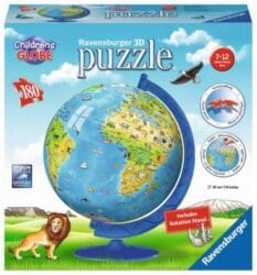 Puzzleball otroški globus 180 delna 3D sestavljanka