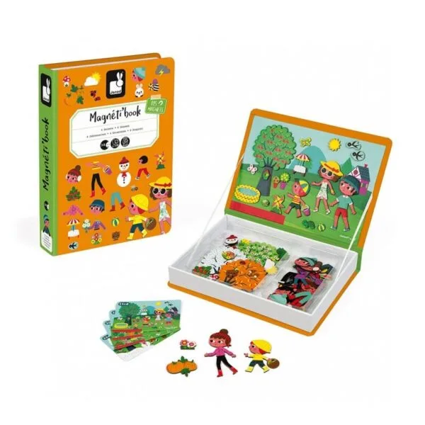 Libro magnetico Janod 4 stagioni