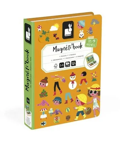 Libro magnetico Janod 4 stagioni