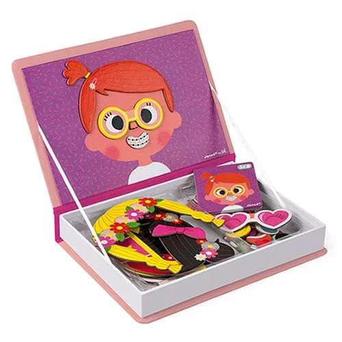 Libro magnetico Janod Facce di bambina