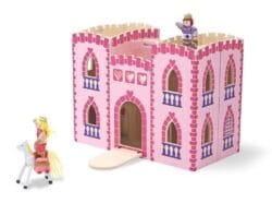 M&D Princess Castle Wooden Portable