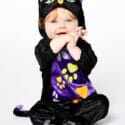 Fancy carnival costume black kitty