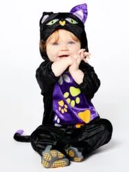 Costume di carnevale da gattina nera 