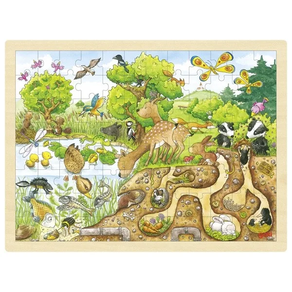 Goki Wonderful Nature Puzzle 96 pieces