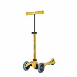 Micro Mini Deluxe LED Gelber Kinder-Roller