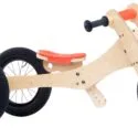 Trybike 4in1 Holzkinderwagen orange