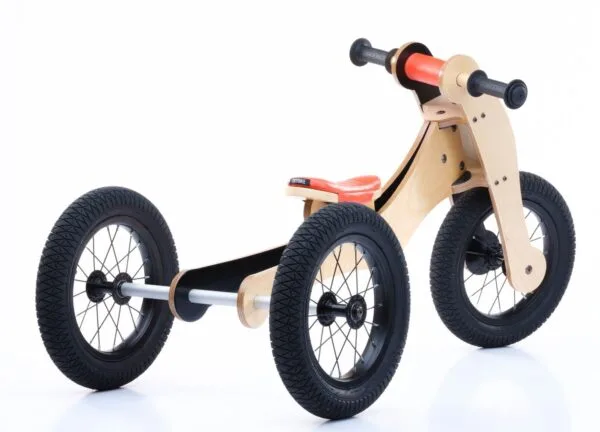 Trybike 4in1 Holzkinderwagen orange