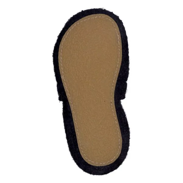 Pantofole in lana Nanga stella blu