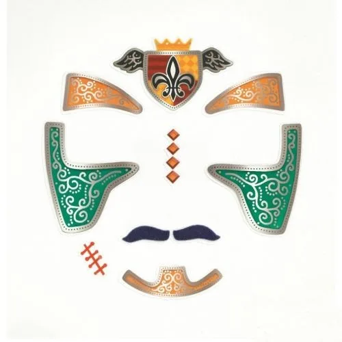 Djeco faccia tatuaggio cavaliere ULTIMA CHANCE
