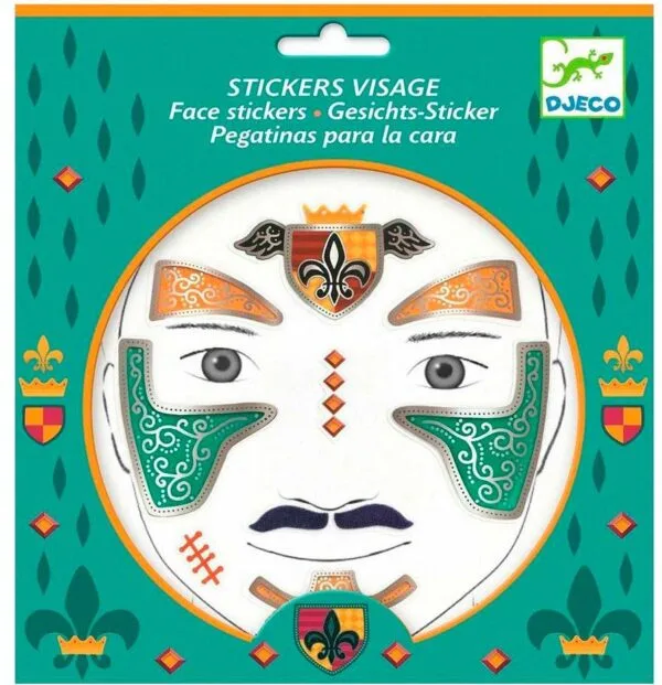 Djeco faccia tatuaggio cavaliere ULTIMA CHANCE