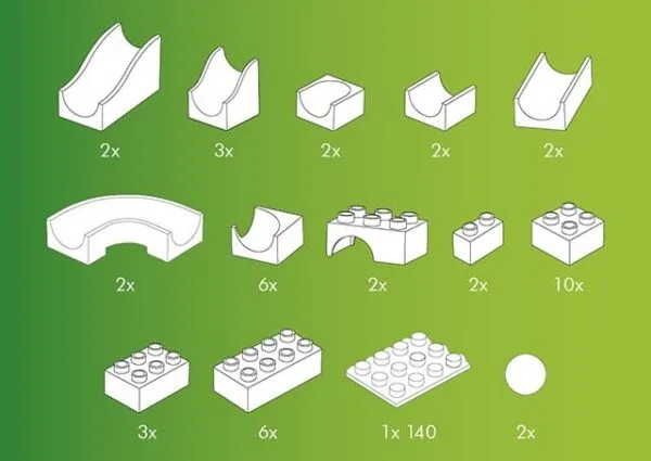 Hubelino-Marmorweg-Set 213