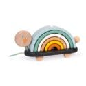 Janod turtle on a string with rainbow