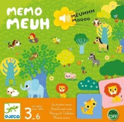 Djeco zvočni spomin Meuh