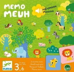 Djeco zvočni spomin Meuh