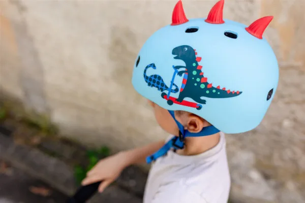 Micro M 52-56 cm Casco per bambini Dinosauro 3D