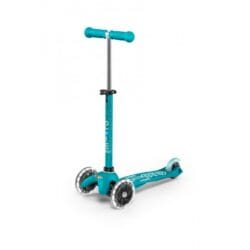 Micro Mini Deluxe LED aqua dječji skuter